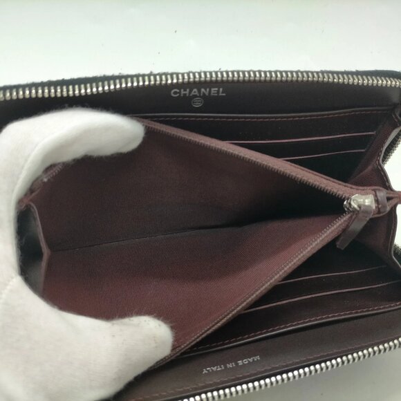 Chanel Long Wallet Black Caviar Skin 650-082425 - Picture 6 of 9